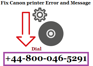 fix canon printer error and message